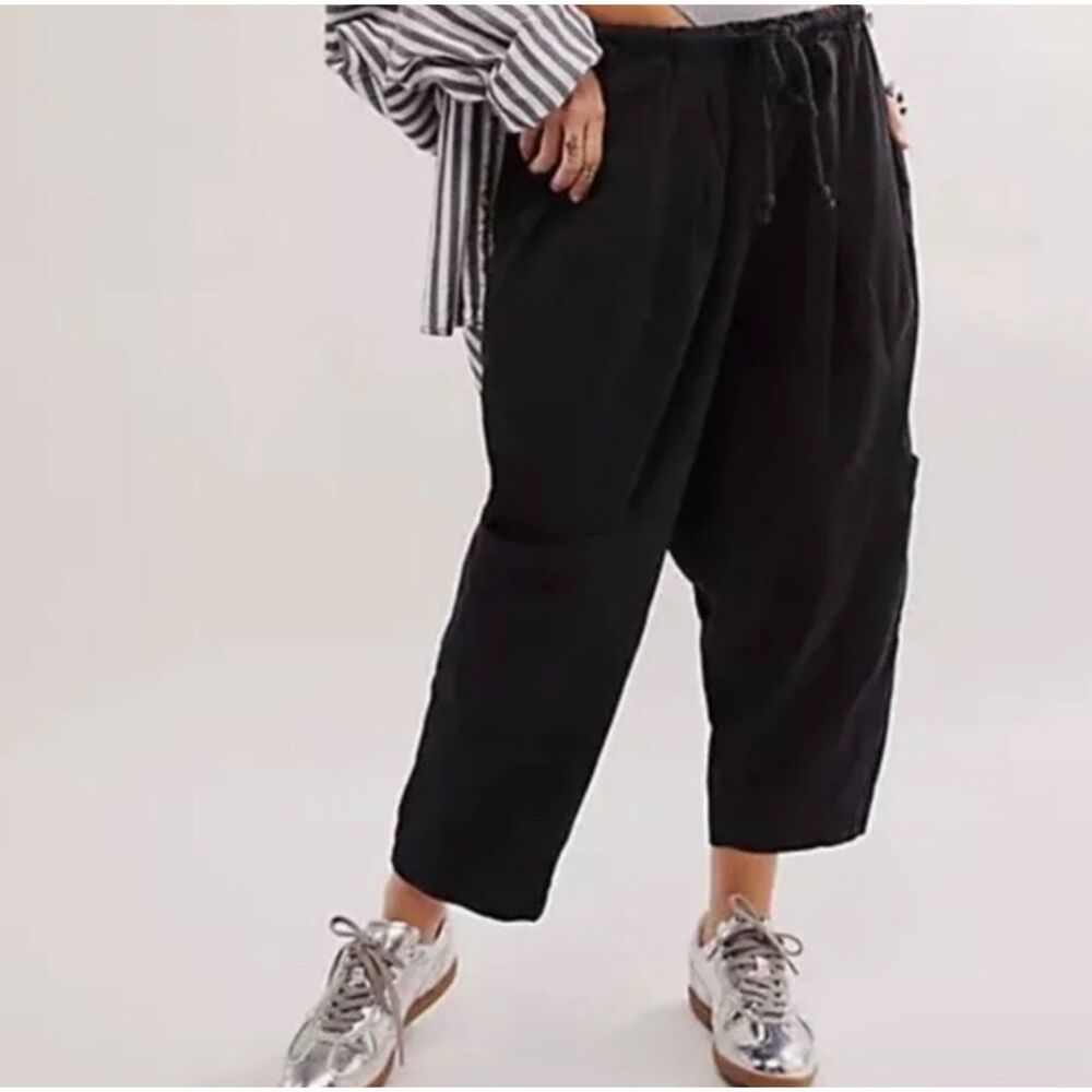Free People Kahlani Harem Pants Black XS